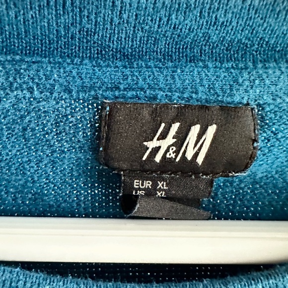 H&M Striped Blue Sweater xl - Picture 3 of 4